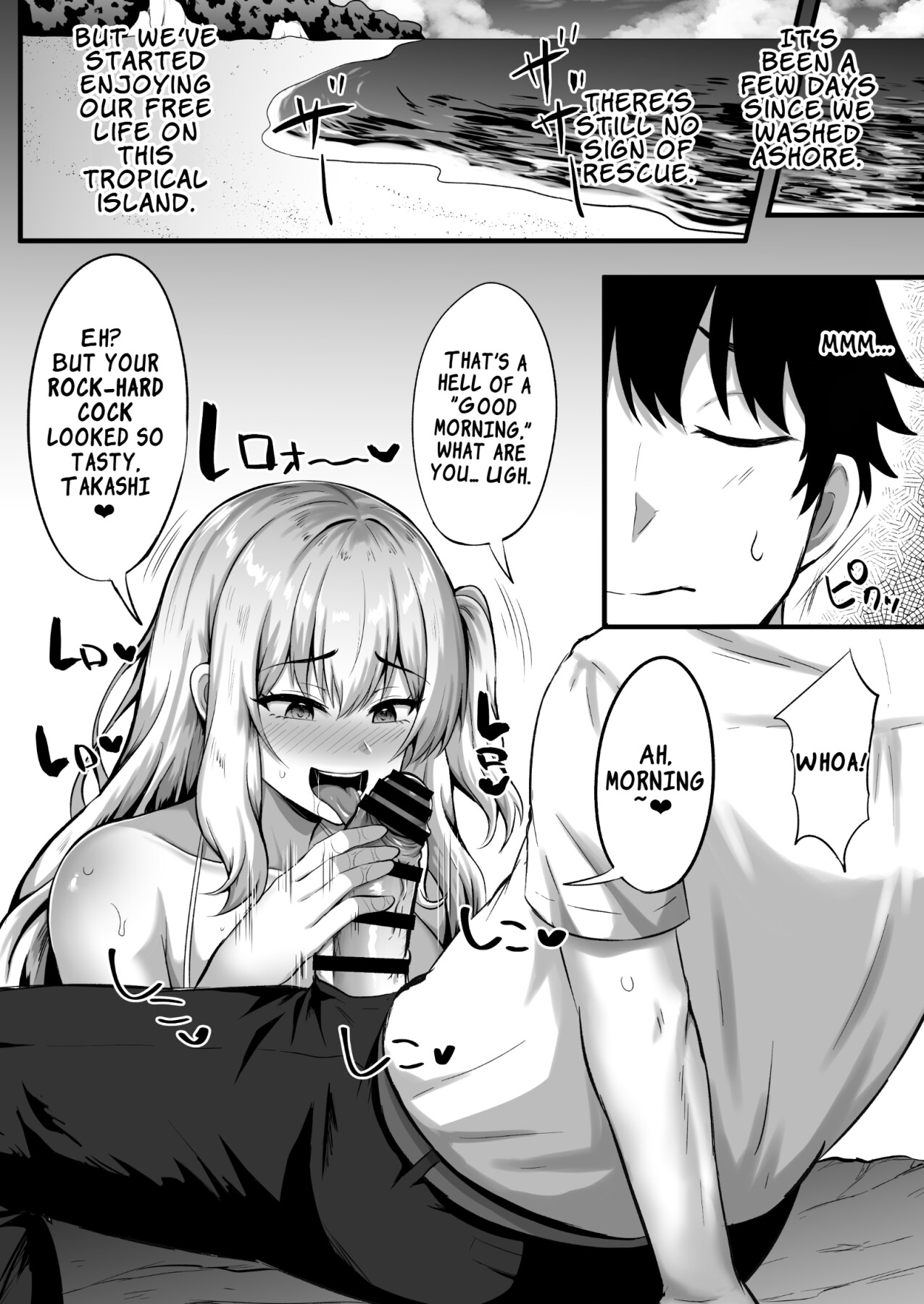 Hentai Manga Comic-The Gal and My Stranded Diary ~Our Lovey-Dovey Life Alone on a Desert Island~-Read-17